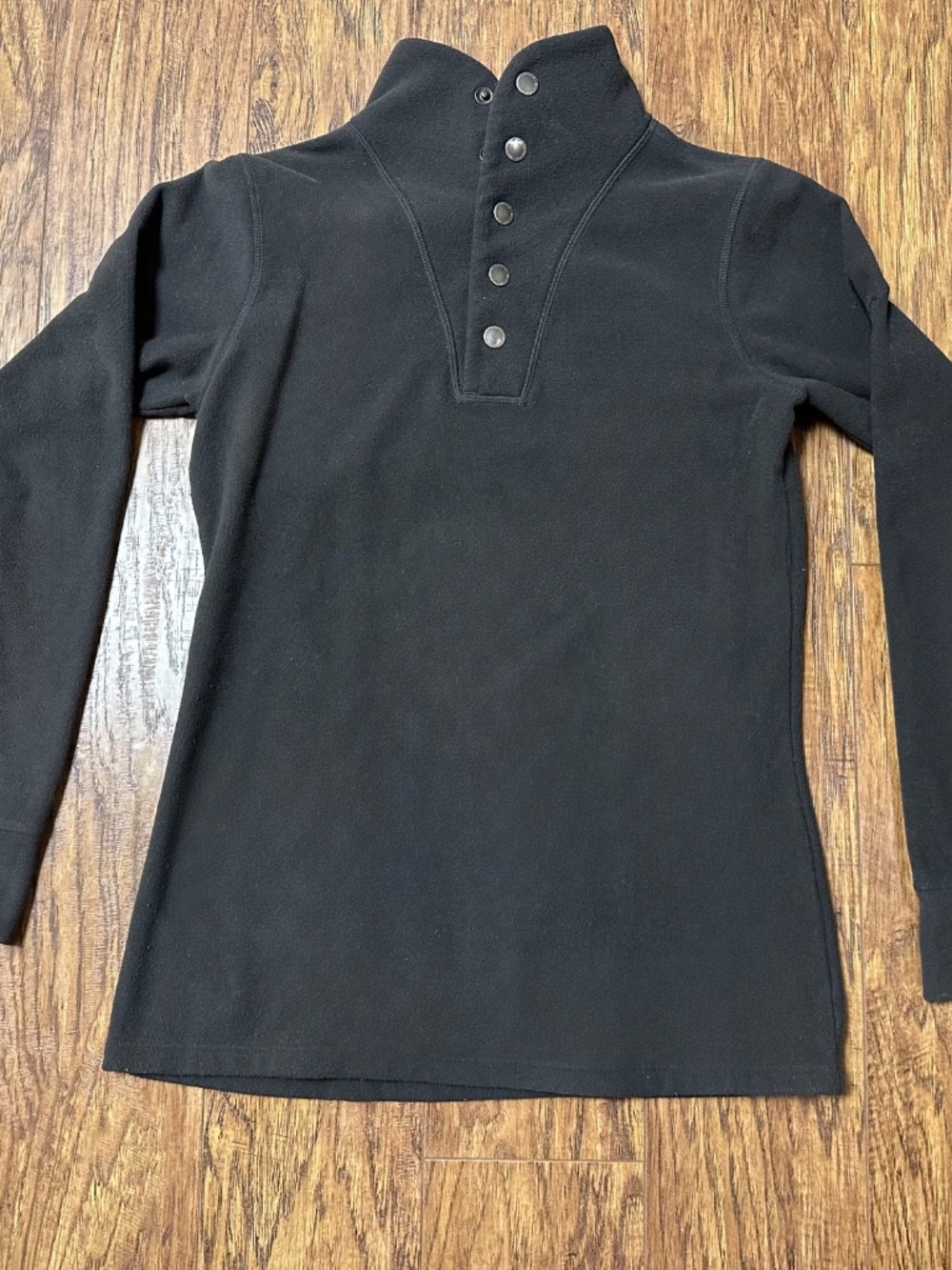 Eastern Mountain Sports Women's Pullover Sweater 1/4 Button Grey Size Small